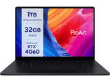 Portátil  - ASUS  ProArt P16 H7606WV-ME042, 16 WQUXGA, AMD Ryzen AI 9 HX 370, 32GB RAM, 1TB SSD, GeForce RTX™ 4060, Windows 11 Home