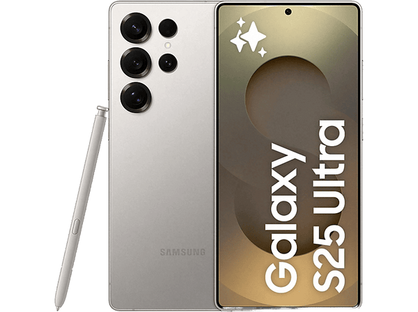 Móvil - Samsung Galaxy S25 Ultra, Titanium Gray, 1 TB, 12 GB RAM, 6.9" WQHD+, Snapdragon 8, 5000 mAh, Android 15