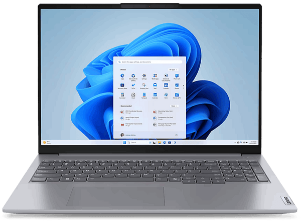 Portátil - Lenovo ThinkBook 16 G7 ARP Profesional, 16" WUXGA,AMD Ryzen™ 5 7535HS, 16GB RAM, 512GB SSD, AMD Radeon™ 660M Graphics, W11 Pro, Gris