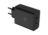 Cargador de pared - motorola TurboPower 125W, Universal, 2 puertos USB-C, Negro