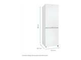 Frigorífico combi - Candy CNCQ2T618CW Fresco 300, Total No Frost, 185 cm, 355 l, Blanco