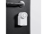 Cerradura electrónica - NUKI Smart Lock Go, Compatible con Matter, Fácil montaje, Funciona con cuatro pilas AA, Blanco