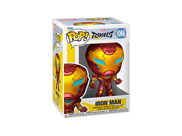 Figura Funko Pop! - Marvel Rivals: Iron Man, 10 cm, Vinilo