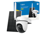Cámara de vigilancia IP - TP-Link Tapo C615G Kit, DCI 2K, 3MP, Función de visión nocturna a Color, Rotación 360º, Exterior, Blanco