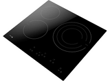 Placa vitrocerámica - Fagor 3VFT-330AC, 3 zonas, Zona grande 27 cm, Zona triple, Hervido automático, 59 cm, Negro