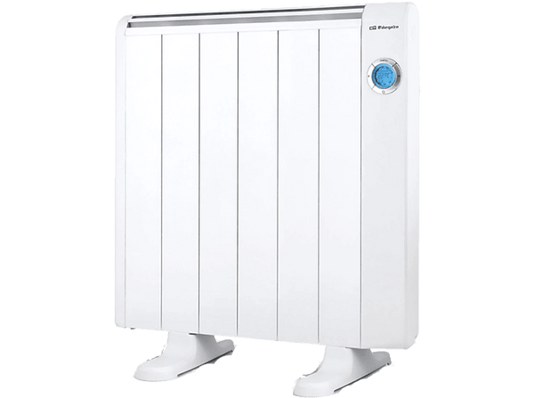 Emisor térmico - Orbegozo RRE 1010, 1000W, 6 elementos, Pies de apoyo, Mando a distancia, Blanco