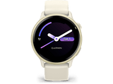 Reloj deportivo - Garmin vívoactive® 6, Blanco, Silicona, 20mm, 8 GB, 1.2 AMOLED, Autonomía hasta 11 días