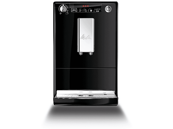 Cafetera superautomática - Melitta® Caffeo Solo, 15 bar, Molinillo integrado, Sistema extracción aromas, Negro