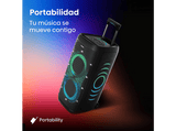 Altavoz de gran potencia - Hisense Party Thunder, 620 W, Con batería, Autonomía 12 horas, AI Light Show, Auracast™, Resistencia al agua IPX4 , Negro