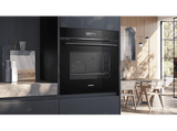 Horno a vapor - Siemens HS736G3B1, Multifunción, Limpieza Hidrolítica, 71 l, Cocción 100 % vapor Plus, App Home Connect, 60 cm, Negro