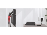 Aspirador escoba - Hoover HF9 HOME, Cepillo Anti-Enredos, Posición Parking, Luz LED, Autonomía 30 min, Batería Extraíble, 0.7L, 5 años Garantía, Rojo