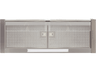 Campana grupo filtrante - Cata Corona X 120 /B, 3 Velocidades, 850 m³/h,120 cm, Blanco