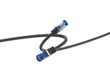 Cable de red - ISY IPC-1005, Cat-6A, 15m, 10Gbps, Negro