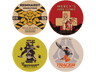 Posavasos - FaNaTtik Overwatch. Set of Four Printed Metal Coasters