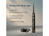 Cepillo eléctrico - Philips Sonicare HX3792/11 Serie 4100 Special Edition, Autonomía 14 días, Tecnología sónica, Sensor de presión, Negro