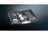 Lavavajillas - Siemens SN23EI03ME, 14 servicios, 6 programas, 60 cm, Tercera bandeja, Control por voz, Inox