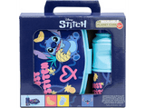 Pack Merchandising - Sherwood Set de fiambrera rectangular y botella sport de Stitch, 380 ml, Plástico