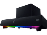 Barra de sonido - Razer Leviathan V2, Con Subwoofer,  Para PC, Bluetooth 5.2, Personalización RGB , 18 Zonas de iluminación, Negro