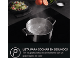 Placa inducción - AEG TI63IQ1BFB, 3 zonas, Zona grande 28 cm, Sensor de ebullición, 59 cm, Negro