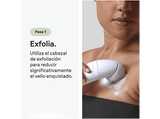 Depiladora - Braun Silk·épil 7 7-081 SkinSpa, Tecnología MicroGrip, Luz SmartLight, Wet&Dry, Piel suave duradera, Todo en uno, Plata