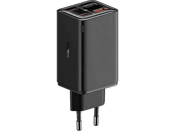 Cargador - Baseus GaN6 Pro, Universal, 2x USB-A, 2x USB-C, 65W, Negro