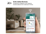 Aire acondicionado Split 1 x 1 - LG WIFIECO12.SET, 2967 fg/h, Wi-Fi, ThinQ, Blanco