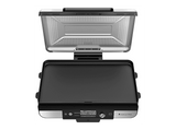 Grill - Ninja GX101EU, 1800 W, Placas: 50 x 50 cm, Detección Digital Inteligente de Temperatura, Rango de temperatura 60ºC a 260°C, Plata/Negro
