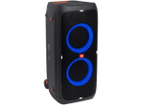 Altavoz de gran potencia - JBL PartyBox 310, Portátil para fiestas, Asa telescópica y ruedas, BT, Resistente salpicaduras, Aut 18h, 240W, Negro
