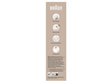 Depiladora facial - Braun FaceSpa Pro SE912, Depiladora facial Todo en 1, Con cepillo limpiador, Cabezal de microvibraciones, Blanco y bronce