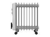 Radiador - ok. 912024, 2000W, 3 niveles de potencia, 9 elementos, Hasta 20m2, Asa, Ruedas, Protección sobrecalentamiento, Blanco