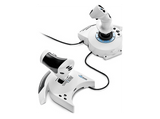 Simulador de Vuelo - Thrustmaster T.Flight Hotas 5 MSFS Special Edition, Para PS5, PS4 y PC, Mando de Potencia y Controlador de Simulación, Blanco
