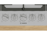 Placa de gas - Bosch PCR9A5I90, 5 Zonas, Gas natural, 91.5 cm, Acero inoxidable