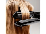 Plancha de pelo - Cecotec AirLisse 6in1 Platinum, Cerámica, 1000W, 112.000 rpm, Función plasma, Motor Brushless, 6 accesorios, Estuche premium, Negro