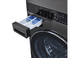 Lavadora secadora - LG WT1716BBF, Torre de lavado 17/16 kg, TurboWash™, Smart Pairing™, Inox grafito