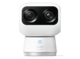 Cámara de vigilancia IP - Eufy S350, 4K, Función de visión nocturna, Interior, Doble Cámara, Negro/Blanco
