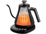 Hervidor de agua - Cosori Kettle Chef Edition, 1200W, 0.8 l, 5 preajustes de temperatura, Negro