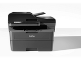 Impresora multifunción - Brother MFCL2860DW, Láser, Monocolor, WiFi, Fax, Impresión automática a doble cara, Negro