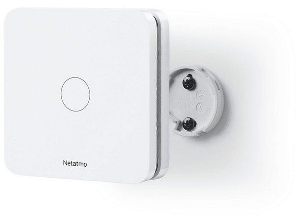 Detector de monóxido de carbono - Netatmo NCO-EC, Inteligente, Bluetooth, WiFi, Compatible con app, Blanco