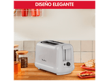 Tostadora - Moulinex Simpleo LT160B, 850 W, 2 ranuras, 7 niveles tostado, Palanca de elevación, Bandeja recogemigas, Modo descongelar, Marfil