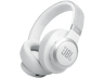 Auriculares inalámbricos - JBL Live 770, Cancelación ruido adaptativa, Autonomía 65h, Bluetooth, Blanco