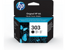 Cartucho de tinta - HP T6N02AE Original 303, Negro, 200 Páginas