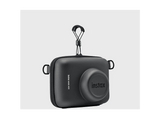 Funda cámara - Fujifilm Instax Wide 400, Estructura rígida, Correa para el hombro, Negro azabache