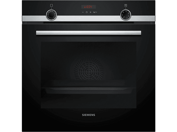 Horno - Siemens HB574AER4, Multifunción, Pirolítico, 71 l, 59.4 cm, PerfectCooking 3D, HumidClean, Negro
