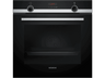Horno - Siemens HB574AER4, Multifunción, Pirolítico, 71 l, 59.4 cm, PerfectCooking 3D, HumidClean, Negro