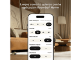 Robot friegasuelos - IRobot Roomba® 515 Combo, Autonomía de 90 días, 22000 Pa, Tecnología Antienredos, Negro