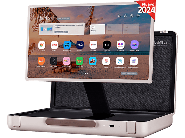 SMART TV 27" - LG Stanbyme Go 27LX5QKNA, Full-HD, Procesador Inteligente α7  4K Gen5, Smart TV, Aluminio