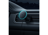 Soporte de móvil para coche - Baseus CW01, Universal, 15W, Fijación magnética, Ángulo ajustable, Para rejilla de ventilación, Negro Cluster