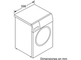 Lavadora Integrable - Bosch WIW28302ES, 8 kg, 1400 rpm, 14 programas, Motor EcoSilence, Speed Perfect, Blanco
