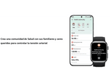 Smartwatch - Huawei Watch D2, 1.82 AMOLED, Monitorización Presión Arterial, 6 días Batería, Compatible iOS/Android, Asistencia Sanitaria, Negro