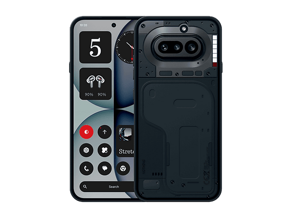 Móvil - Nothing Phone 4a, Negro, 128GB, 8GB RAM, 6.78" AMOLED LTPS flexible, Snapdragon 7s Gen 4, 5400 mAh